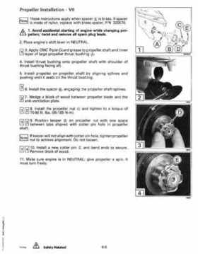 1993 Johnson Evinrude "ET" 90 degrees CV Service Repair Manual, P/N 508285, Page 188