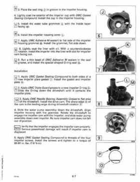 1993 Johnson Evinrude "ET" 90 degrees CV Service Repair Manual, P/N 508285, Page 190