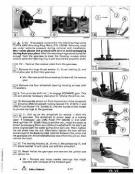 1993 Johnson Evinrude "ET" 90 degrees CV Service Repair Manual, P/N 508285, Page 196