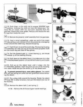 1993 Johnson Evinrude "ET" 90 degrees CV Service Repair Manual, P/N 508285, Page 197