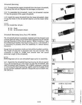 1993 Johnson Evinrude "ET" 90 degrees CV Service Repair Manual, P/N 508285, Page 201