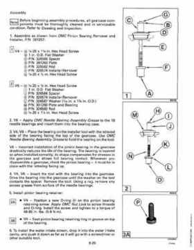 1993 Johnson Evinrude "ET" 90 degrees CV Service Repair Manual, P/N 508285, Page 203
