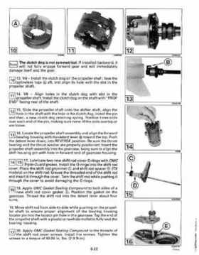 1993 Johnson Evinrude "ET" 90 degrees CV Service Repair Manual, P/N 508285, Page 205