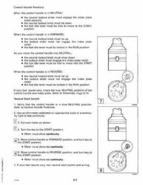 1993 Johnson Evinrude "ET" 90 degrees CV Service Repair Manual, P/N 508285, Page 262