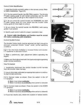 1993 Johnson Evinrude "ET" 90 degrees CV Service Repair Manual, P/N 508285, Page 263