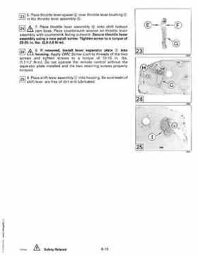 1993 Johnson Evinrude "ET" 90 degrees CV Service Repair Manual, P/N 508285, Page 268