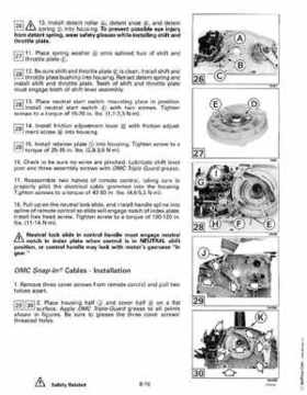 1993 Johnson Evinrude "ET" 90 degrees CV Service Repair Manual, P/N 508285, Page 269