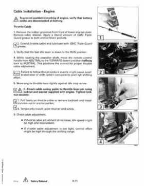 1993 Johnson Evinrude "ET" 90 degrees CV Service Repair Manual, P/N 508285, Page 274