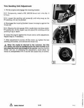 1993 Johnson Evinrude "ET" 90 degrees CV Service Repair Manual, P/N 508285, Page 316