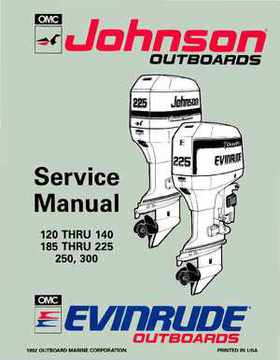 1993 Johnson Evinrude "ET" 90 degrees LV Service Repair Manual, P/N 508287, Page 1
