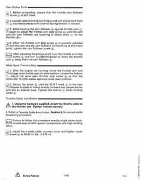 1993 Johnson Evinrude "ET" 90 degrees LV Service Repair Manual, P/N 508287, Page 46