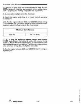 1993 Johnson Evinrude "ET" 90 degrees LV Service Repair Manual, P/N 508287, Page 48