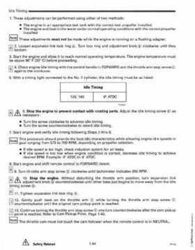 1993 Johnson Evinrude "ET" 90 degrees LV Service Repair Manual, P/N 508287, Page 50