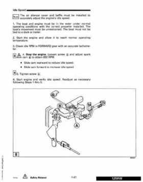1993 Johnson Evinrude "ET" 90 degrees LV Service Repair Manual, P/N 508287, Page 67