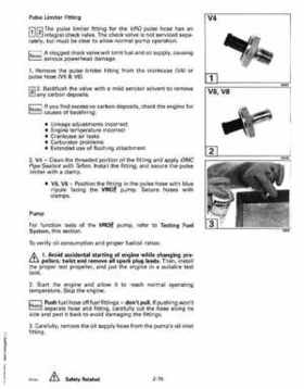 1993 Johnson Evinrude "ET" 90 degrees LV Service Repair Manual, P/N 508287, Page 87