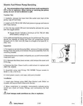 1993 Johnson Evinrude "ET" 90 degrees LV Service Repair Manual, P/N 508287, Page 94
