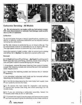 1993 Johnson Evinrude "ET" 90 degrees LV Service Repair Manual, P/N 508287, Page 98