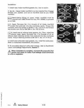 1993 Johnson Evinrude "ET" 90 degrees LV Service Repair Manual, P/N 508287, Page 105
