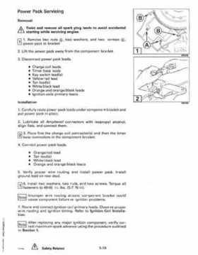 1993 Johnson Evinrude "ET" 90 degrees LV Service Repair Manual, P/N 508287, Page 135