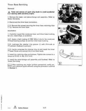 1993 Johnson Evinrude "ET" 90 degrees LV Service Repair Manual, P/N 508287, Page 137