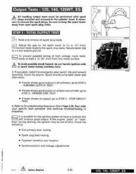 1993 Johnson Evinrude "ET" 90 degrees LV Service Repair Manual, P/N 508287, Page 145