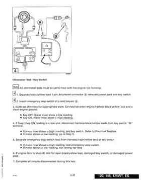 1993 Johnson Evinrude "ET" 90 degrees LV Service Repair Manual, P/N 508287, Page 147