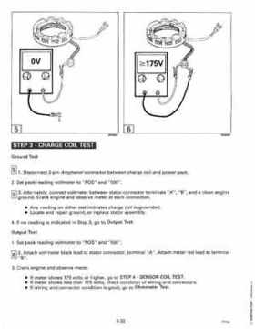 1993 Johnson Evinrude "ET" 90 degrees LV Service Repair Manual, P/N 508287, Page 148