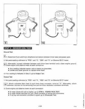 1993 Johnson Evinrude "ET" 90 degrees LV Service Repair Manual, P/N 508287, Page 150