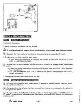 1993 Johnson Evinrude "ET" 90 degrees LV Service Repair Manual, P/N 508287, Page 156