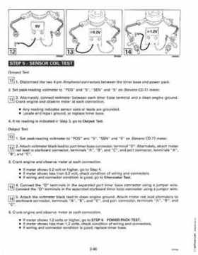 1993 Johnson Evinrude "ET" 90 degrees LV Service Repair Manual, P/N 508287, Page 162