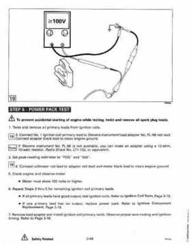 1993 Johnson Evinrude "ET" 90 degrees LV Service Repair Manual, P/N 508287, Page 164