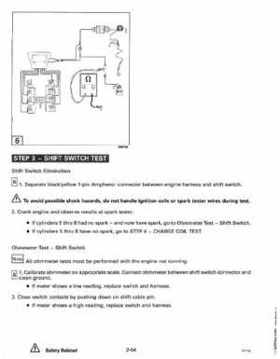 1993 Johnson Evinrude "ET" 90 degrees LV Service Repair Manual, P/N 508287, Page 170