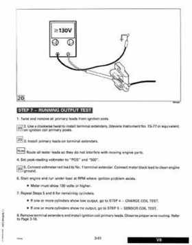 1993 Johnson Evinrude "ET" 90 degrees LV Service Repair Manual, P/N 508287, Page 177