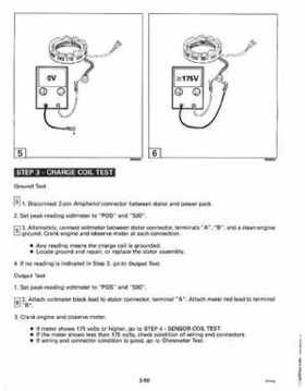 1993 Johnson Evinrude "ET" 90 degrees LV Service Repair Manual, P/N 508287, Page 182