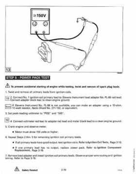 1993 Johnson Evinrude "ET" 90 degrees LV Service Repair Manual, P/N 508287, Page 186
