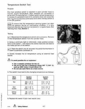 1993 Johnson Evinrude "ET" 90 degrees LV Service Repair Manual, P/N 508287, Page 194