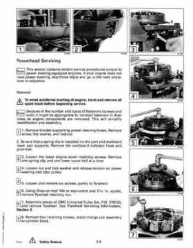 1993 Johnson Evinrude "ET" 90 degrees LV Service Repair Manual, P/N 508287, Page 196