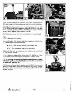 1993 Johnson Evinrude "ET" 90 degrees LV Service Repair Manual, P/N 508287, Page 197