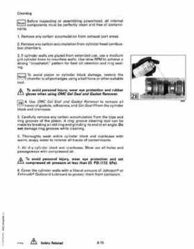 1993 Johnson Evinrude "ET" 90 degrees LV Service Repair Manual, P/N 508287, Page 202