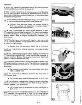 1993 Johnson Evinrude "ET" 90 degrees LV Service Repair Manual, P/N 508287, Page 203