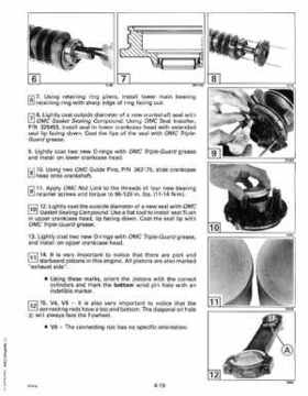 1993 Johnson Evinrude "ET" 90 degrees LV Service Repair Manual, P/N 508287, Page 206