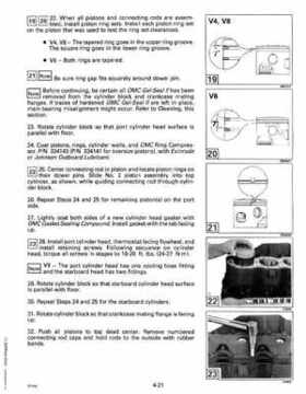 1993 Johnson Evinrude "ET" 90 degrees LV Service Repair Manual, P/N 508287, Page 208