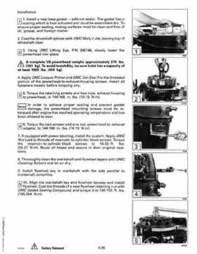 1993 Johnson Evinrude "ET" 90 degrees LV Service Repair Manual, P/N 508287, Page 212