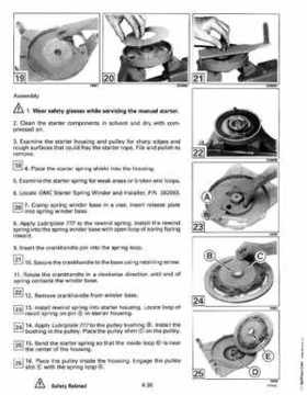 1993 Johnson Evinrude "ET" 90 degrees LV Service Repair Manual, P/N 508287, Page 223