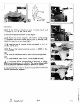 1993 Johnson Evinrude "ET" 90 degrees LV Service Repair Manual, P/N 508287, Page 227
