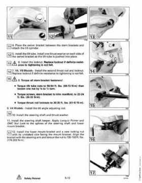 1993 Johnson Evinrude "ET" 90 degrees LV Service Repair Manual, P/N 508287, Page 250