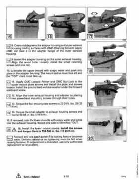 1993 Johnson Evinrude "ET" 90 degrees LV Service Repair Manual, P/N 508287, Page 254