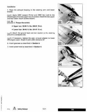 1993 Johnson Evinrude "ET" 90 degrees LV Service Repair Manual, P/N 508287, Page 259