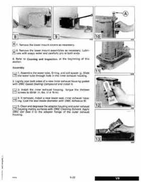 1993 Johnson Evinrude "ET" 90 degrees LV Service Repair Manual, P/N 508287, Page 261
