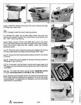 1993 Johnson Evinrude "ET" 90 degrees LV Service Repair Manual, P/N 508287, Page 262